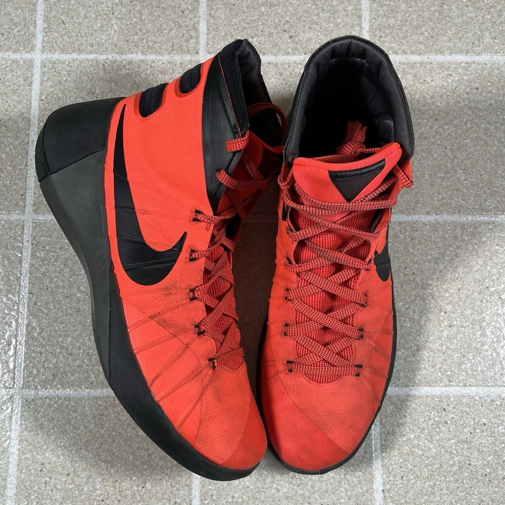 Nike Hyperdunk 2015 Shoes Mens Size 12 Red Basketball Sneakers 749561-600